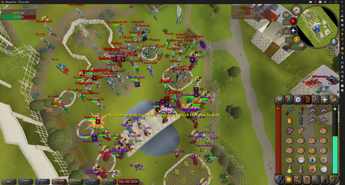 [OSRS] Clan Wars